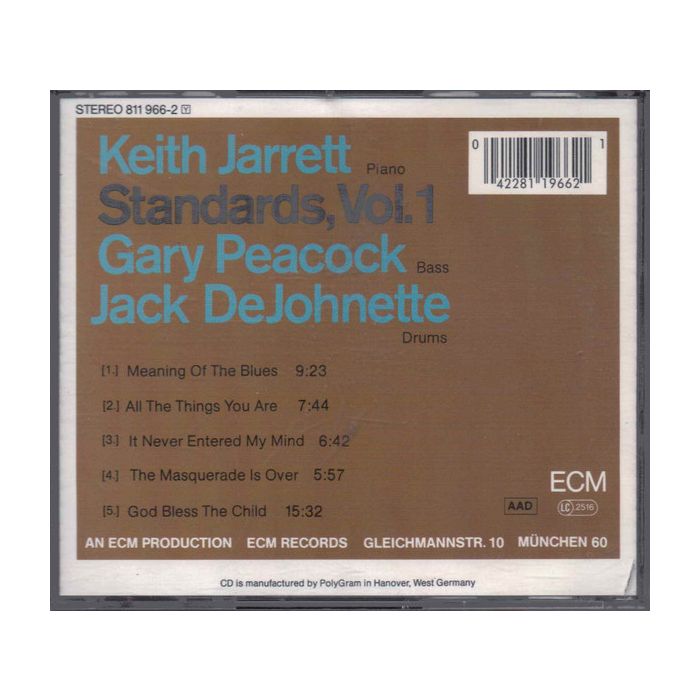 Keith Jarrett , Gary Peacock , Jack DeJohnette - Standards, Vol. 1
