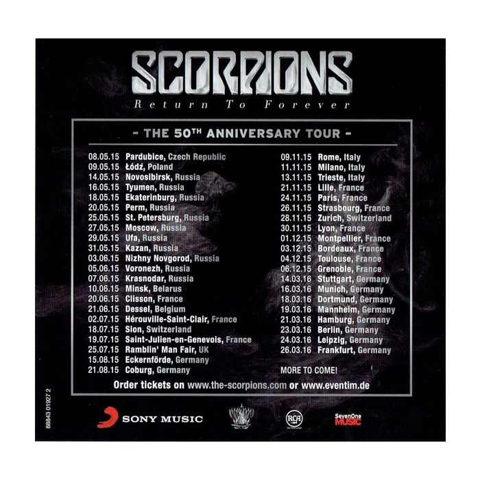 Scorpions - Return To Forever