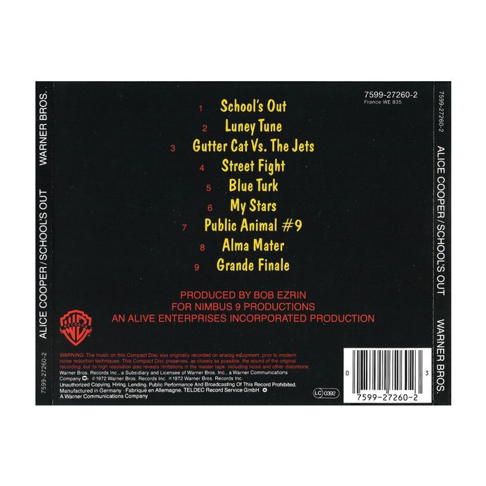 Alice Cooper - School's Out