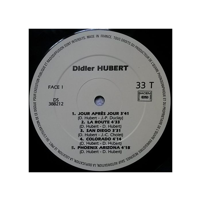 Didier Hubert - Direction