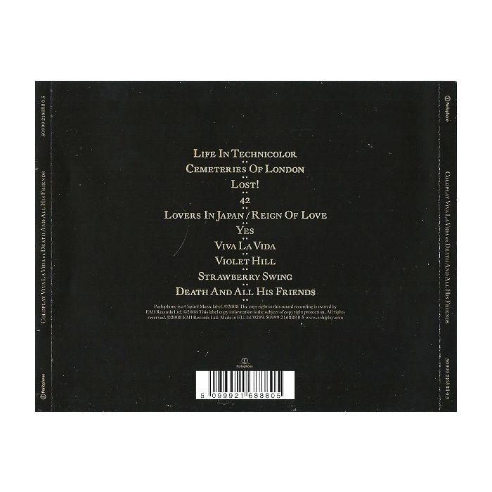 Coldplay - Viva La Vida Or Death And All His Friends