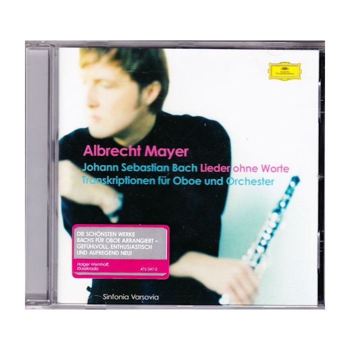 Albrecht Mayer , Johann Sebastian Bach , Sinfonia Varsovia - Lieder Ohne Worte: Transkriptionen Für Oboe Und Orchester