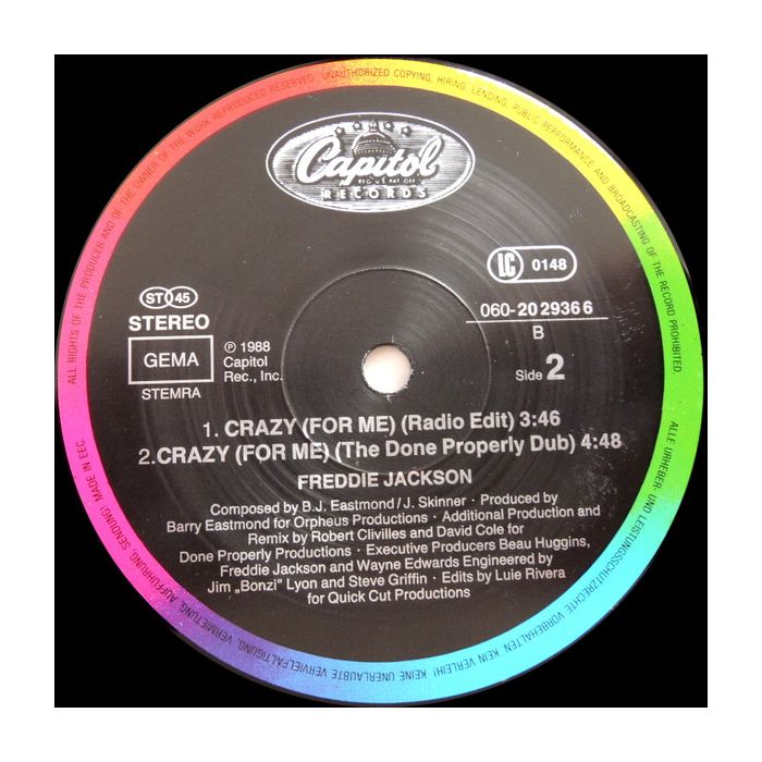 Freddie Jackson - Crazy (For Me)