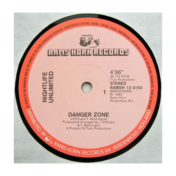 Nightlife Unlimited - Danger Zone