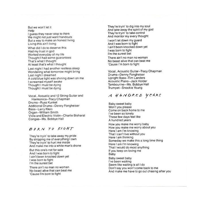 Tracy Chapman - Crossroads