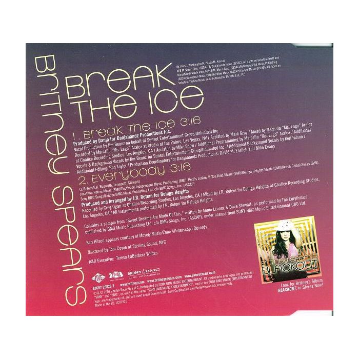 Britney Spears - Break The Ice