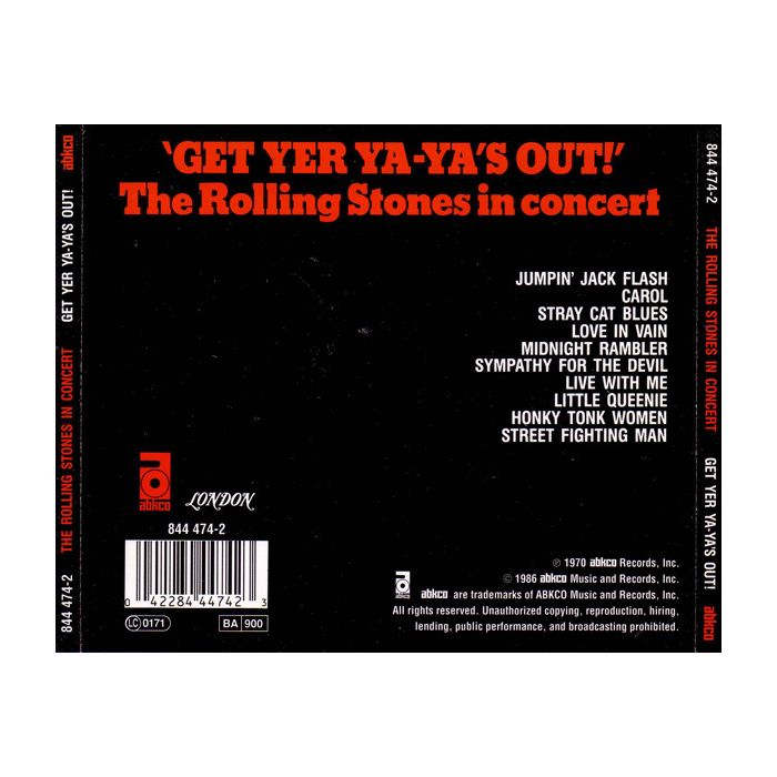The Rolling Stones - Get Yer Ya-Ya's Out! - The Rolling Stones In Concert
