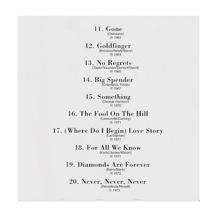 Shirley Bassey - 20 Of The Best