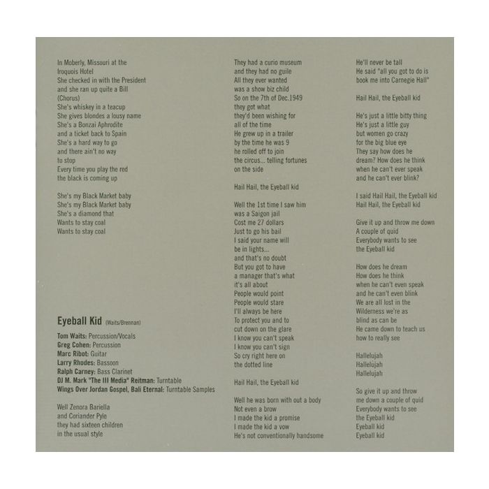 Tom Waits - Mule Variations