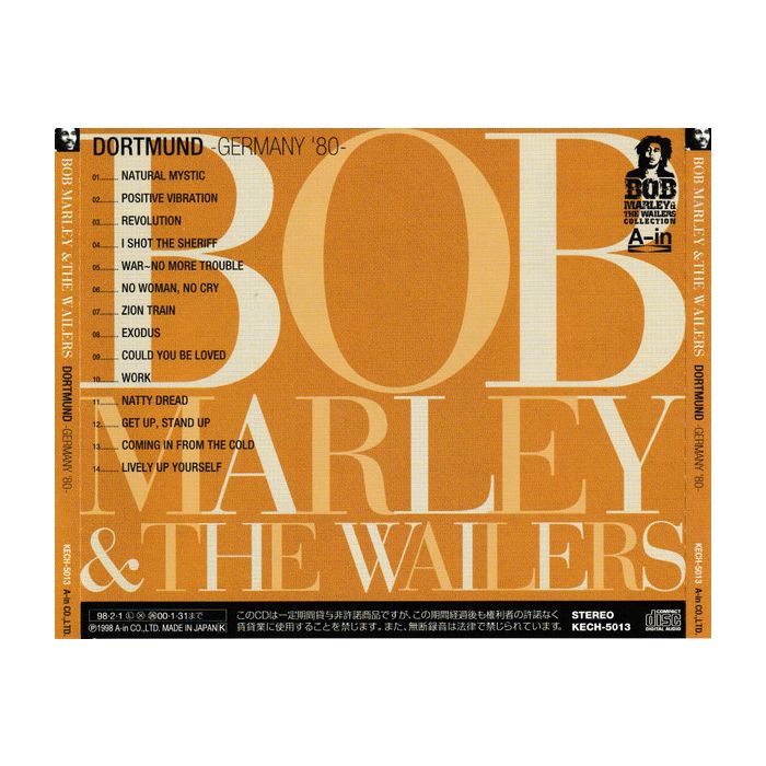 Bob Marley & The Wailers - Dortmund Germany '80