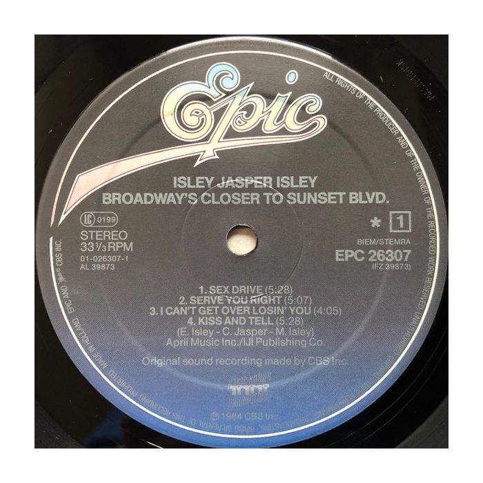 Isley Jasper Isley - Broadway's Closer To Sunset Blvd.