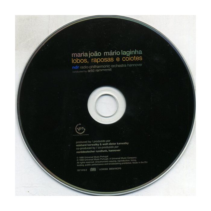 Maria João & Mário Laginha , Radio-Philharmonie Hannover Des NDR , Arild Remmereit - Lobos, Raposas E Coiotes