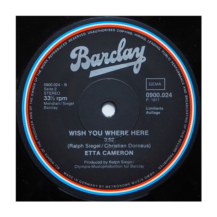 Etta Cameron - You Gotta Move