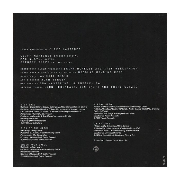 Cliff Martinez - Drive (Original Motion Picture Soundtrack)