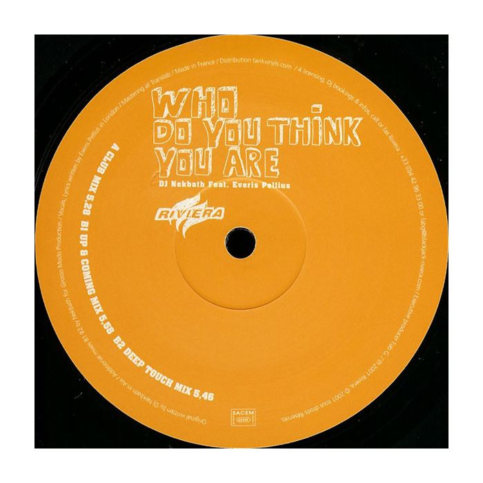 DJ Nekbath Feat. Everis Pellius - Who Do You Think You Are?
