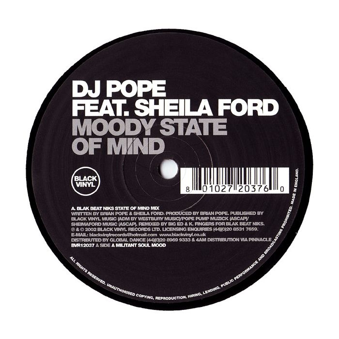DJ Pope Feat. Sheila Ford - Moody State Of Mind