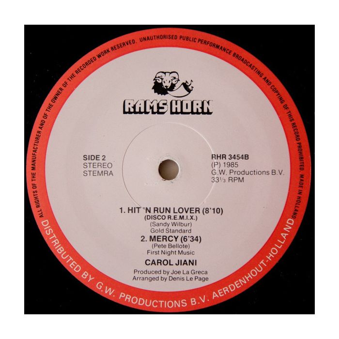 Carol Jiani - Hit 'N Run Lover