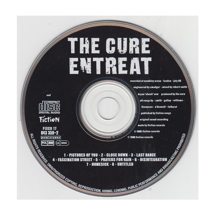The Cure - Entreat