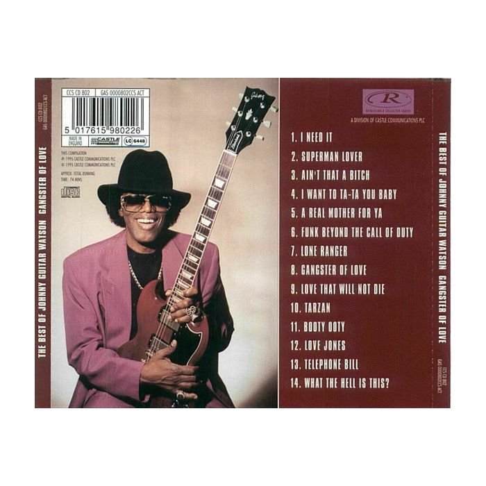 Johnny Guitar Watson - Gangster Of Love (The Best Of)