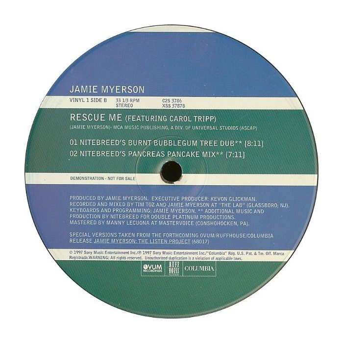 Jamie Myerson - Rescue Me