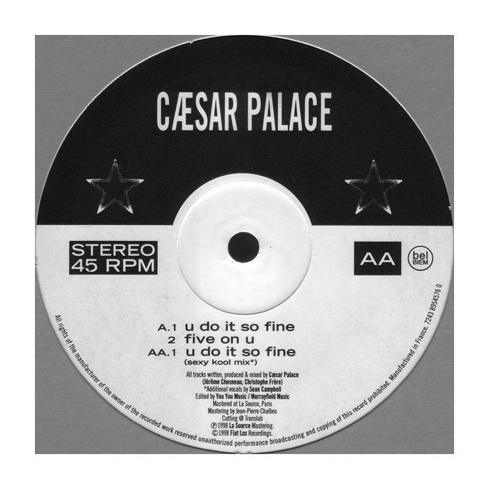 Cæsar Palace - U Do It So Fine