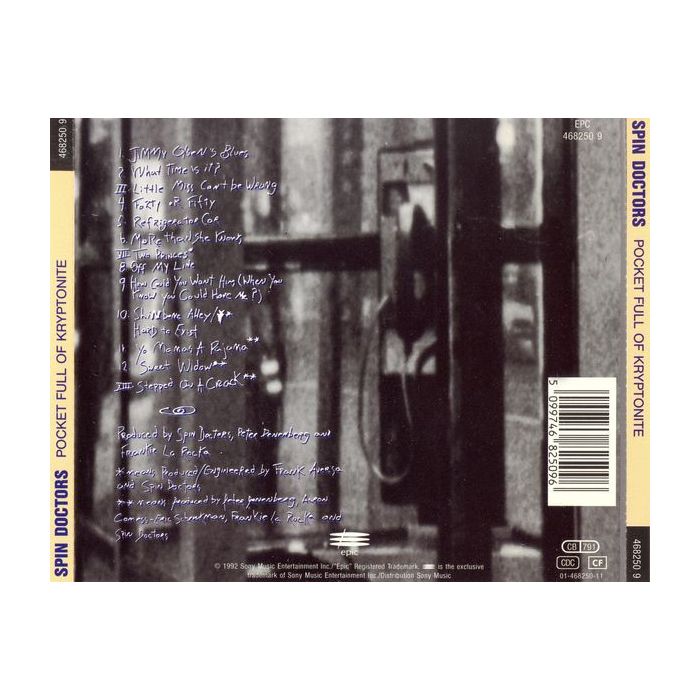 Spin Doctors - Pocket Full Of Kryptonite
