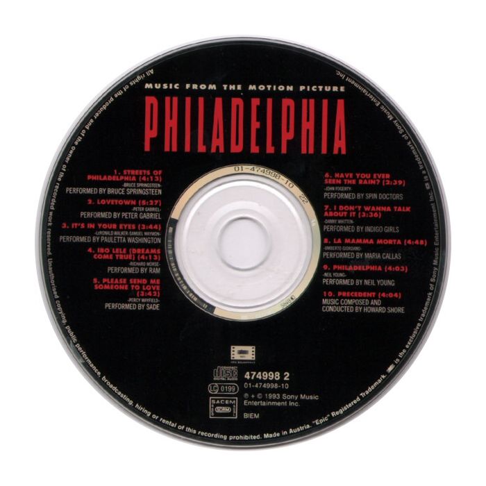Various - Philadelphia (Music From The Motion Picture)