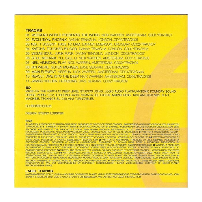 Various - Global Underground Destinations