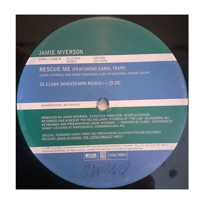 Jamie Myerson - Rescue Me