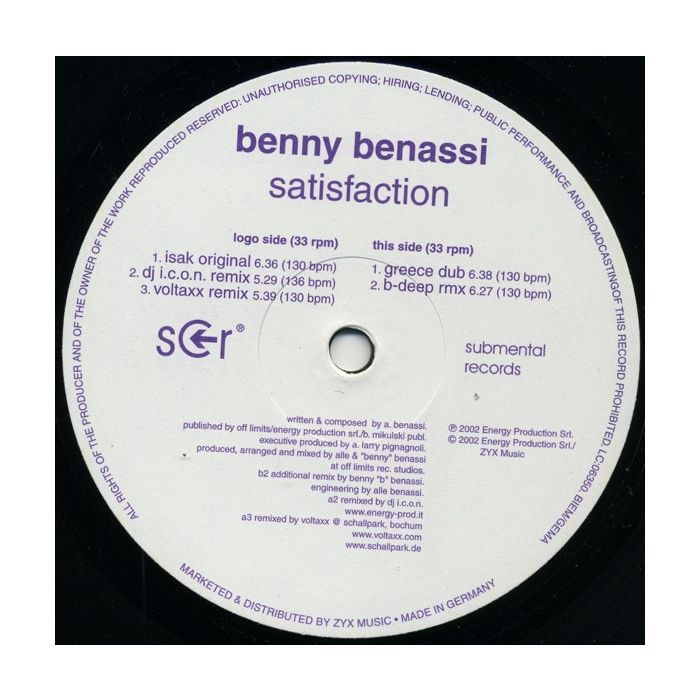 Benny Benassi - Satisfaction