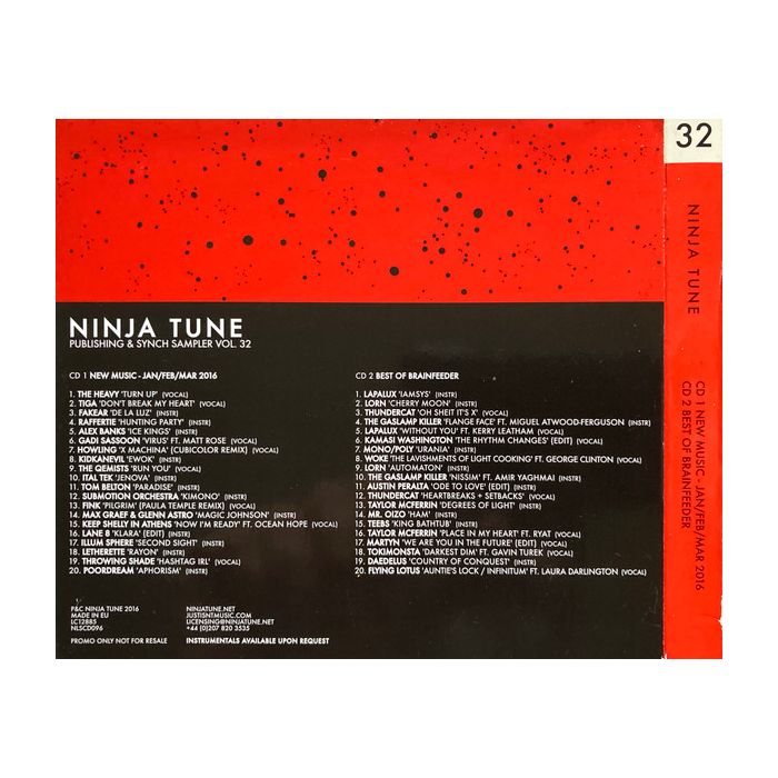 Various - Ninja Tune Publishing & Synch Sampler Vol.32