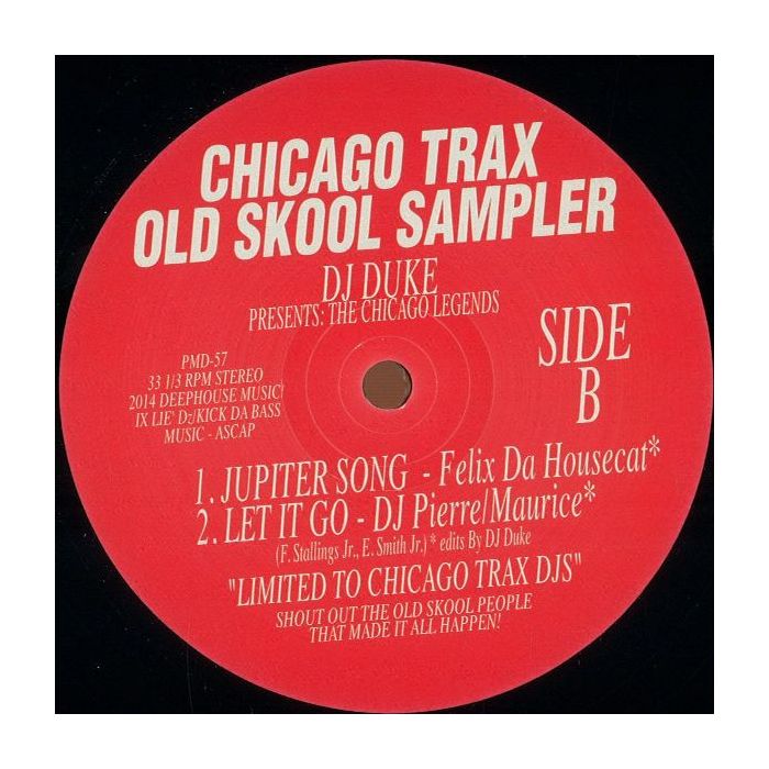 DJ Duke - The Chicago Legends (Chicago Trax Old Skool Sampler)