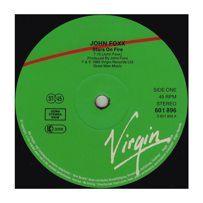 John Foxx - Stars On Fire