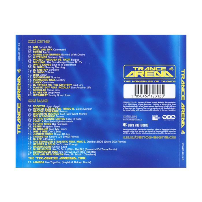 Various - Trance Arena 4 ‎– The Homebase Of Trance