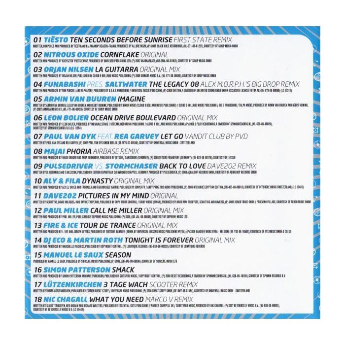 Various - OXA Trance Parade 2008