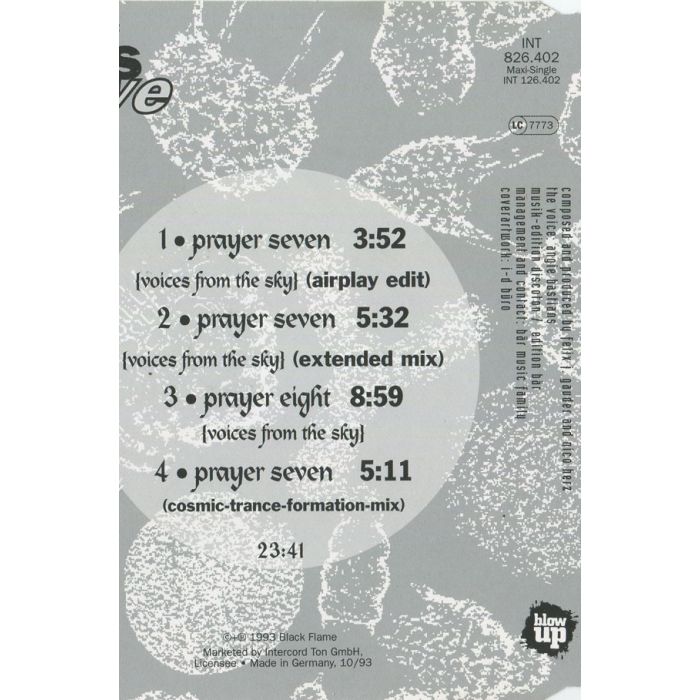God's Groove - Prayer Seven / Prayer Eight (Voices From The Sky)