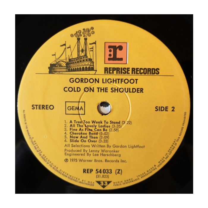 Gordon Lightfoot - Cold On The Shoulder