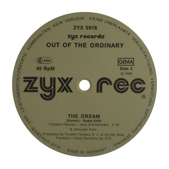 Out Of The Ordinary - The Dream