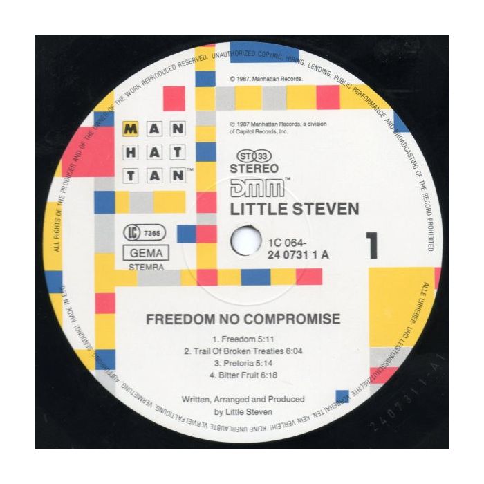 Little Steven - Freedom No Compromise