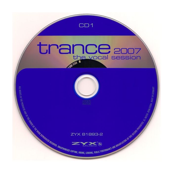 Various - Trance - The Vocal Session 2007