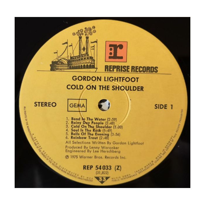 Gordon Lightfoot - Cold On The Shoulder