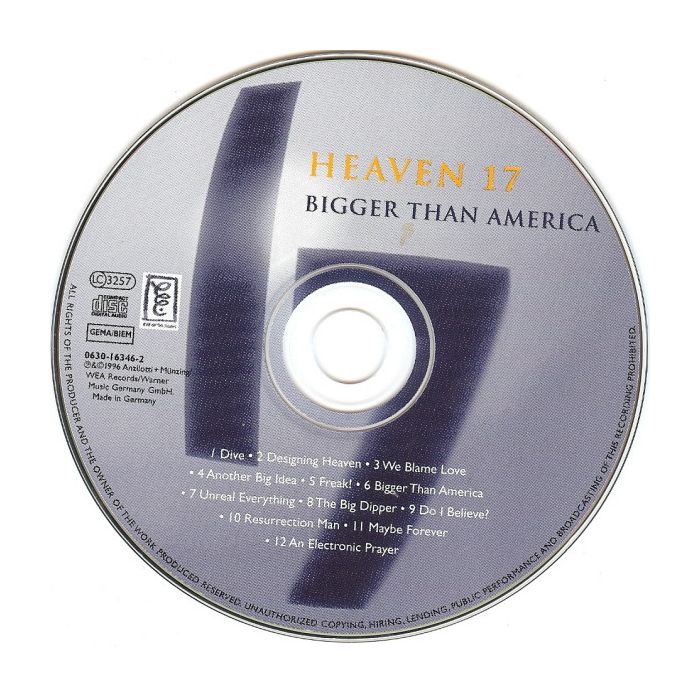 Heaven 17 - Bigger Than America