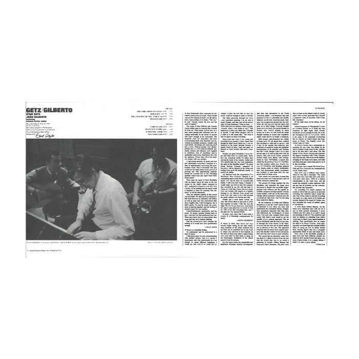 Stan Getz / João Gilberto Featuring Antonio Carlos Jobim - Getz / Gilberto
