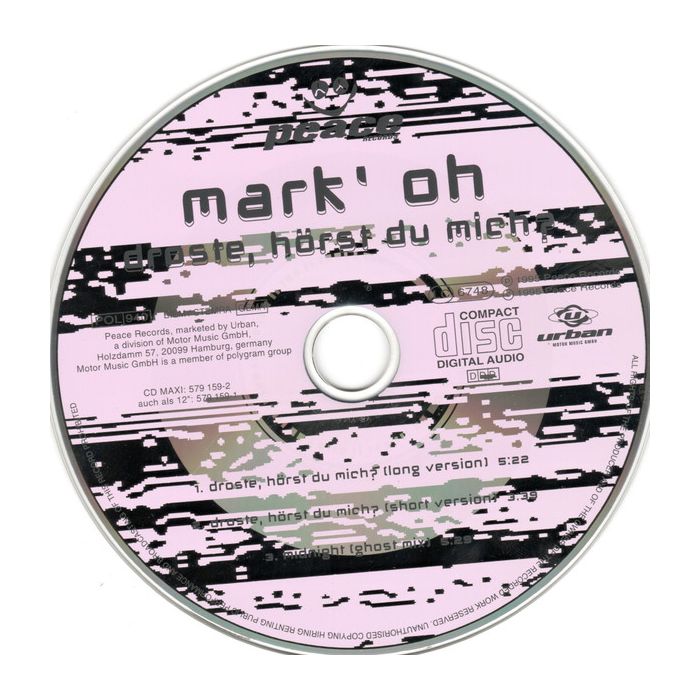 Mark 'Oh - Droste, Hörst Du Mich?
