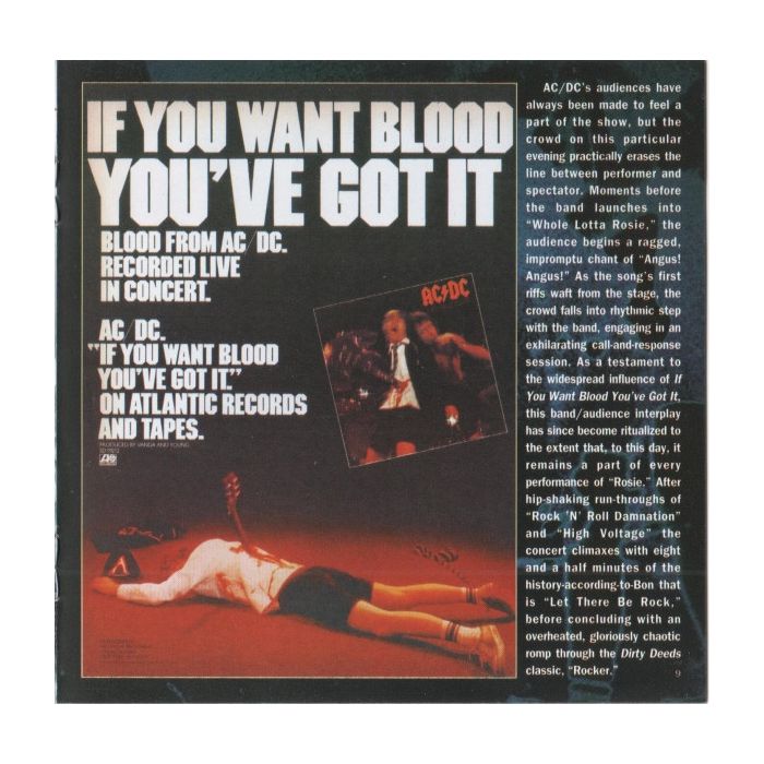 AC/DC - If You Want Blood You've Got It