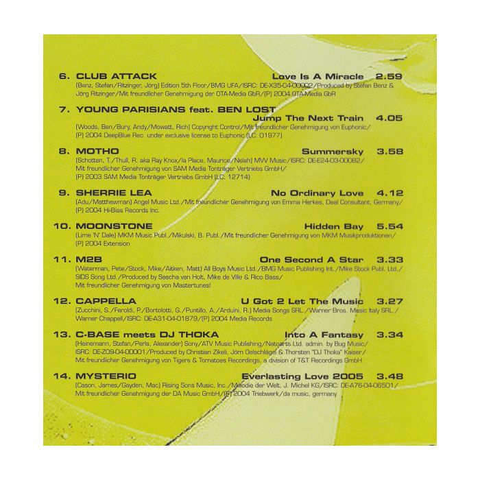 Various - Trance - The Vocal Session 2005