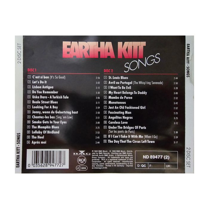 Eartha Kitt - Songs