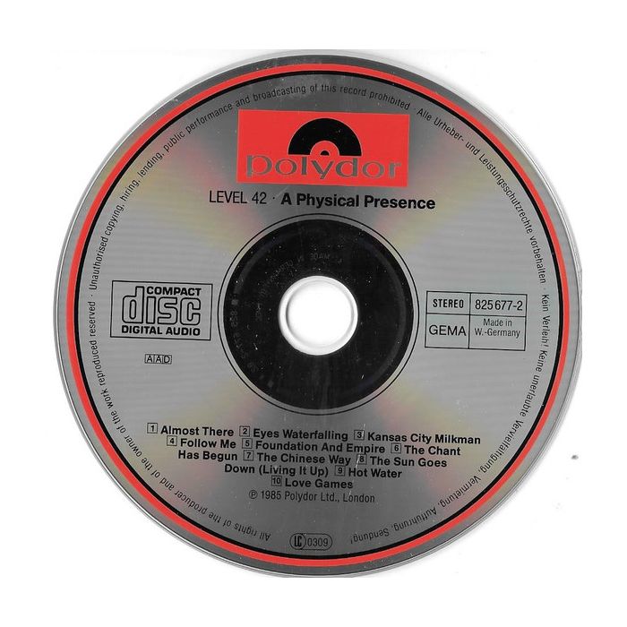 Level 42 - A Physical Presence