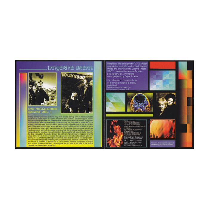 Tangerine Dream - The Hollywood Years Vol. 1