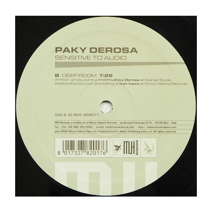 Paky Derosa - Sensitive To Audio